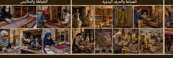 Egyptian tailoring, textiles and handmade crafts