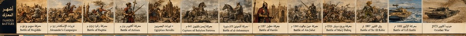 Famous battles fought by Egyptian armies